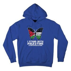 I Stand With Palestine For Their Freedom Free Palestine Tall Hoodie