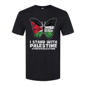 I Stand With Palestine For Their Freedom Free Palestine Softstyle CVC T-Shirt