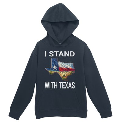 I Stand With Texas I Support Texas Urban Pullover Hoodie