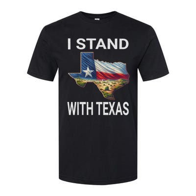 I Stand With Texas I Support Texas Softstyle CVC T-Shirt