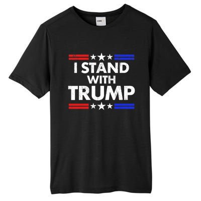 I Stand With Trump Support Free Trump Tall Fusion ChromaSoft Performance T-Shirt