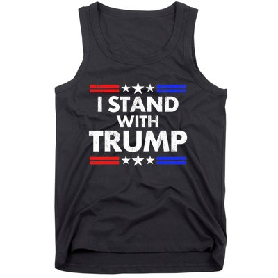 I Stand With Trump Support Free Trump Tank Top