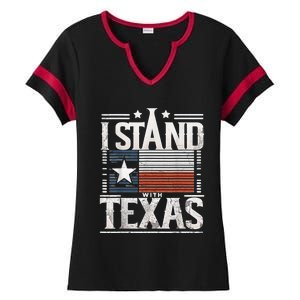 I Stand With Texas Scotus Ladies Halftime Notch Neck Tee