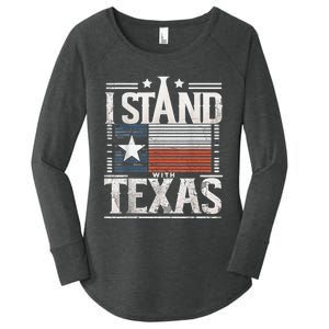 I Stand With Texas Scotus Women's Perfect Tri Tunic Long Sleeve Shirt