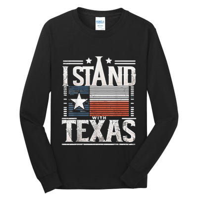 I Stand With Texas Scotus Tall Long Sleeve T-Shirt