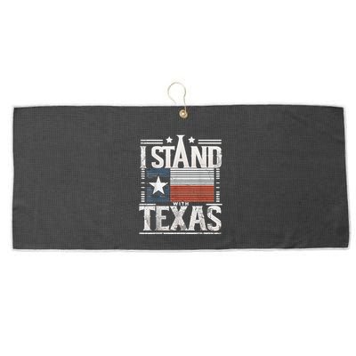 I Stand With Texas Scotus Large Microfiber Waffle Golf Towel