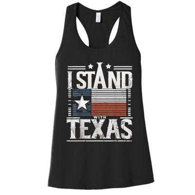 I Stand With Texas Scotus Women's Racerback Tank