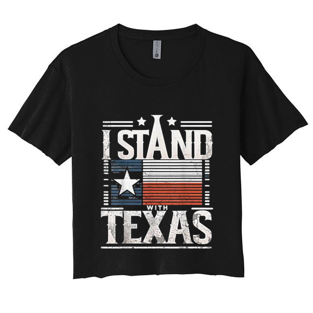 I Stand With Texas Scotus Crop Top
