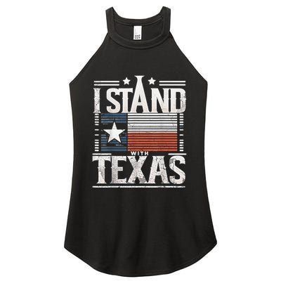 I Stand With Texas Scotus Women's Perfect Tri Rocker Tank