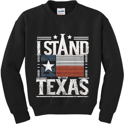 I Stand With Texas Scotus Kids Sweatshirt