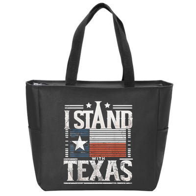 I Stand With Texas Scotus Zip Tote Bag