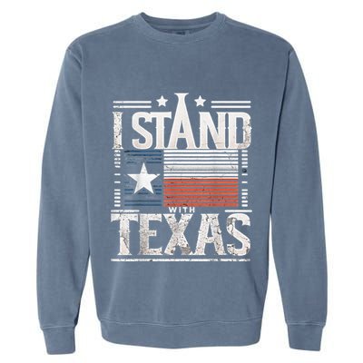 I Stand With Texas Scotus Garment-Dyed Sweatshirt