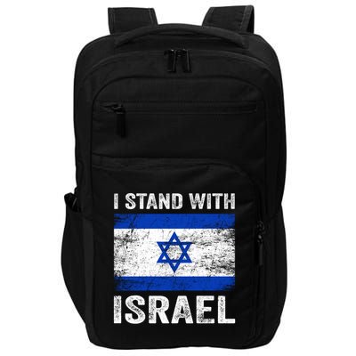 I Stand With Israel Jewish Gifts Heritage Israeli Impact Tech Backpack