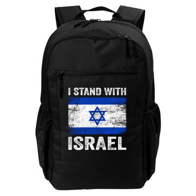 I Stand With Israel Jewish Gifts Heritage Israeli Backpack