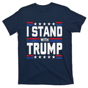 I Stand With Trump Funny Trump 2024 Convicted Felon T-Shirt