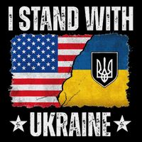 I Stand With Ukraine Support Ukraine Sustainable Bucket Hat