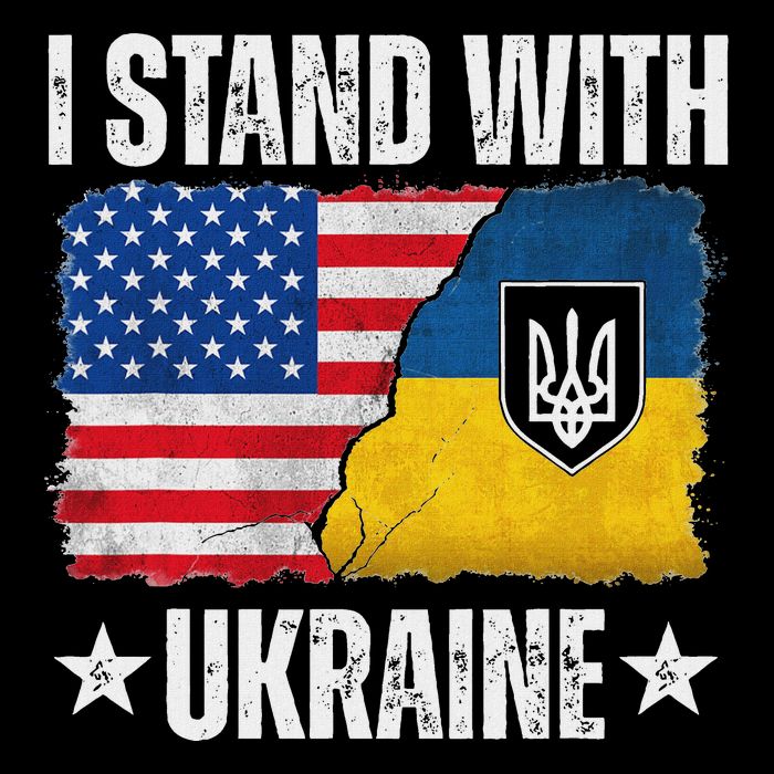 I Stand With Ukraine Support Ukraine Sustainable Bucket Hat