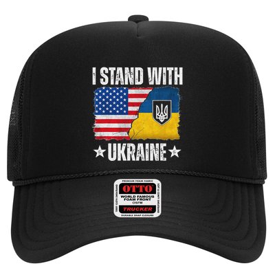 I Stand With Ukraine Support Ukraine Trucker Hat