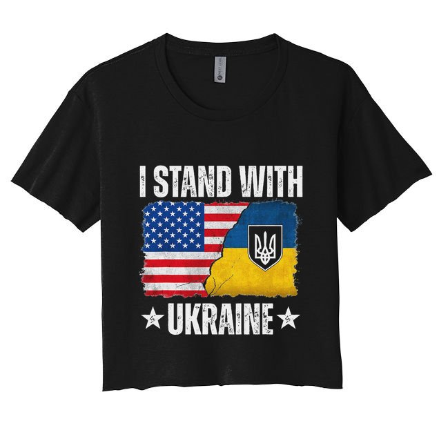 I Stand With Ukraine Support Ukraine Crop Top