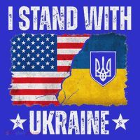 I Stand With Ukraine Support Ukraine Tall T-Shirt