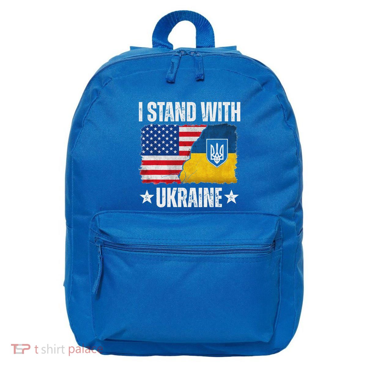 I Stand With Ukraine Support Ukraine 16 in Basic Backpack