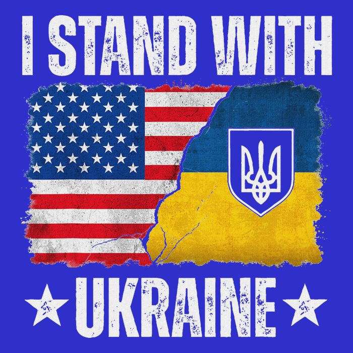 I Stand With Ukraine Support Ukraine Zip Tote Bag