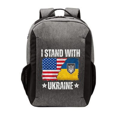 I Stand With Ukraine Support Ukraine Vector Backpack