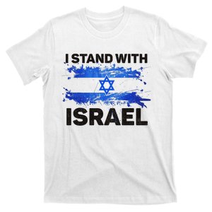 I Stand With Israel Patriotic Israel Flag T-Shirt