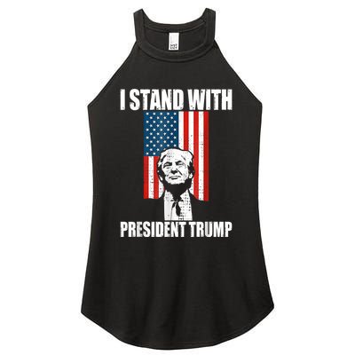 I Stand With President Trump MaraLago Trump Support Women's Perfect Tri Rocker Tank