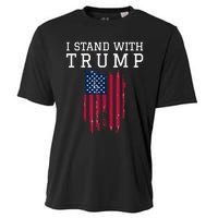 I Stand With Trump Pro Trump Supporter Cooling Performance Crew T-Shirt