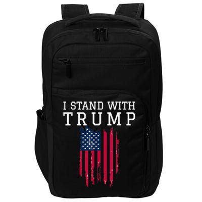 I Stand With Trump Pro Trump Supporter Impact Tech Backpack