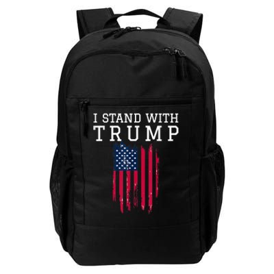 I Stand With Trump Pro Trump Supporter Daily Commute Backpack