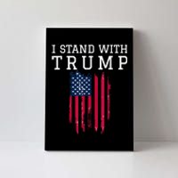 I Stand With Trump Pro Trump Supporter Canvas