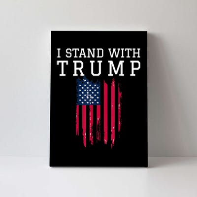 I Stand With Trump Pro Trump Supporter Canvas