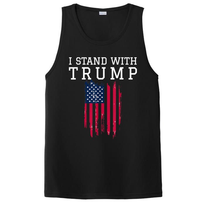 I Stand With Trump Pro Trump Supporter PosiCharge Competitor Tank