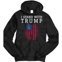 I Stand With Trump Pro Trump Supporter Tie Dye Hoodie