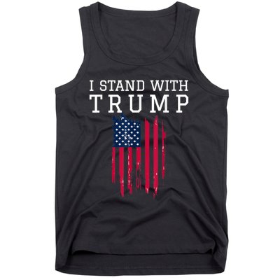 I Stand With Trump Pro Trump Supporter Tank Top