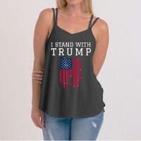 I Stand With Trump Pro Trump Supporter Women's Strappy Tank