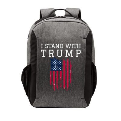 I Stand With Trump Pro Trump Supporter Vector Backpack