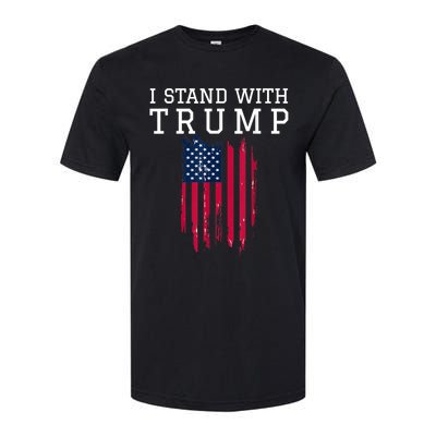 I Stand With Trump Pro Trump Supporter Softstyle CVC T-Shirt