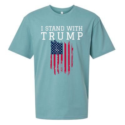 I Stand With Trump Pro Trump Supporter Sueded Cloud Jersey T-Shirt