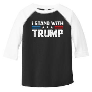 I Stand With President Trump MaraLago Trump Support Toddler Fine Jersey T-Shirt