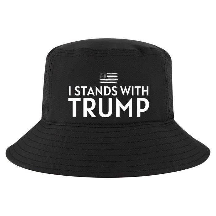 I Stands With Trump Cool Comfort Performance Bucket Hat