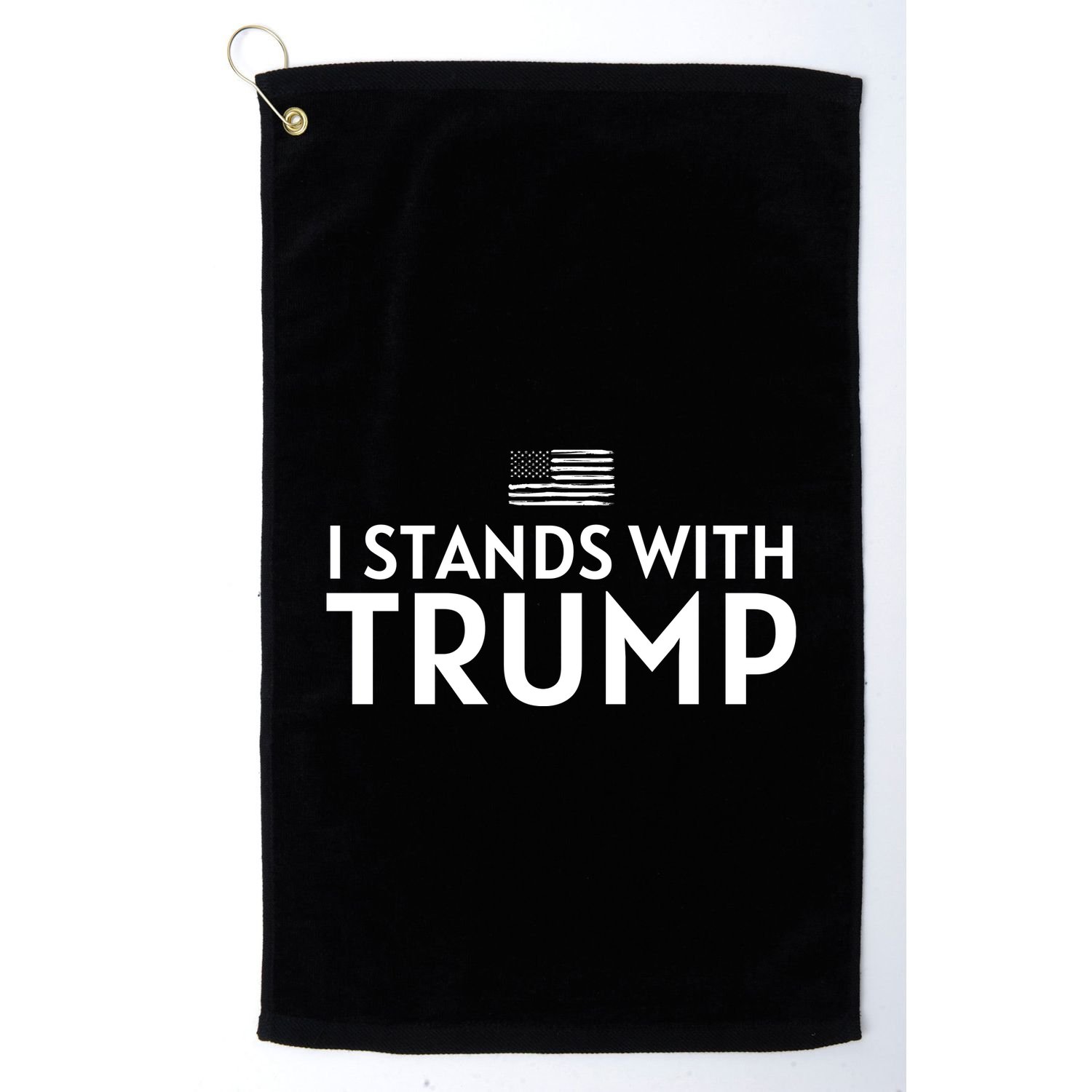 I Stands With Trump Golf Towel