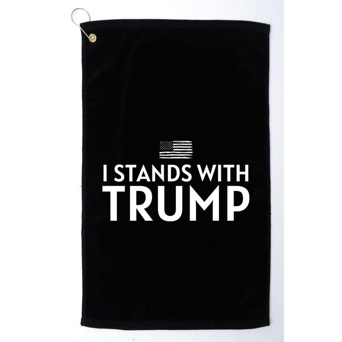 I Stands With Trump Golf Towel