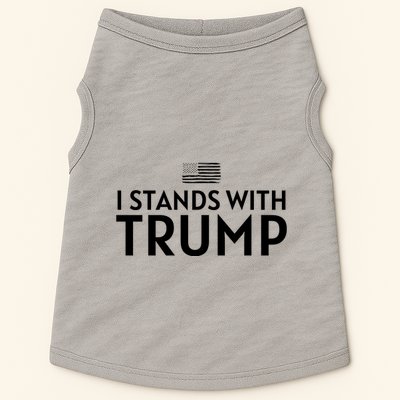 I Stands With Trump Doggie Tank