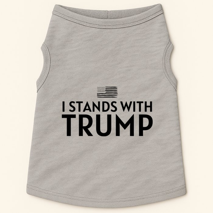 I Stands With Trump Doggie Tank