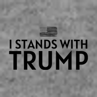 I Stands With Trump Cropped Pullover Crew