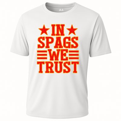 In Spags We Trust Trending Design Cooling Performance Crew T-Shirt