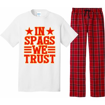 In Spags We Trust Trending Design Pajama Set